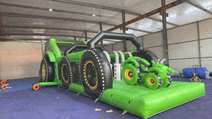 Надувные ПВХ Тракторные полосы препятствий на открытом воздухе для фермы приключенческая площадка для отдыха и фитнеса для детей - Product Image 5