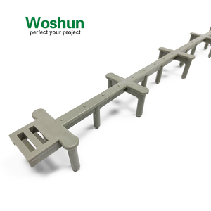 Woshun 5/8 " - 3" 15mm - 75mm scala di plastica sedia distanziatori continuo Rebar sedia in plastica Bar supporto per sedia