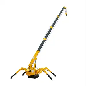 Mini 3t Telescopic Booms Spider spider crawler crane