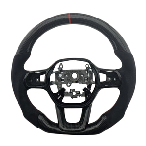 Spot New Products Carbon Fiber Alcantara <b>Wheel</b> Fit for Honda Civic 11th Gen Car Steering <b>Wheel</b> - Product Image 1