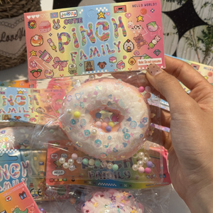 Elonna TPE <b>Squishy</b> Donuts & Cat Paw Squeeze <b>Toy</b>-Soft Handmade for Kids 8-13 Years - Product Image 4