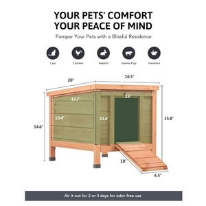 Maison pour chat nouveau design en gros Cage de lapin d'intérieur résistante aux intempéries - Product Image 6