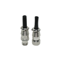 Connecteurs circulaires X12 de type 2-7 broches, prise femelle droite, fiche mâle, en cuivre plaqué or, pour câble d'aviation