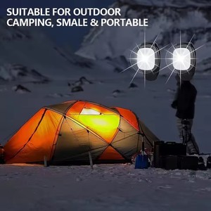 <span class=keywords><strong>Lampe</strong></span> à clip LED rechargeable par USB pour la course à pied, le jogging, la marche nocturne, la pêche et la randonnée - 4 modes d'éclairage et avertissement de sécurité - Product Image 5