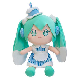 Al por mayor Peluche Coleccionable <span class=keywords><strong>de</strong></span> Hatsune <span class=keywords><strong>Miku</strong></span> - Juguete <span class=keywords><strong>de</strong></span> Personaje <span class=keywords><strong>de</strong></span> Anime Kawaii, Cojín <span class=keywords><strong>de</strong></span> Peluche <span class=keywords><strong>de</strong></span> Anime para Niñas - Product Image 1