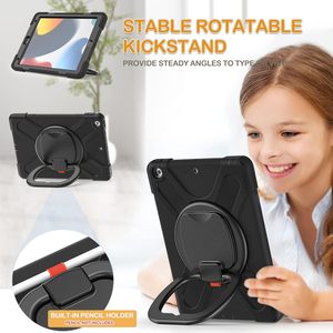 Étui pour tablette enfant pour iPad 10,<span class=keywords><strong>2</strong></span> <span class=keywords><strong>pouces</strong></span> 9e, 8e, 7e génération 2021 2020 2019, rotation à 360°, béquille, protection antichoc, protection d'écran - Product Image 3