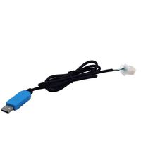 VOTOL Controlador de motor sin escobillas Cable de programación de datos y computadora con transmisión USB y TTL RS232