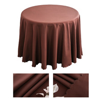 Nappe de Table en lin Polyester, personnalisée, pour hôtel, maison, réunion et mariage