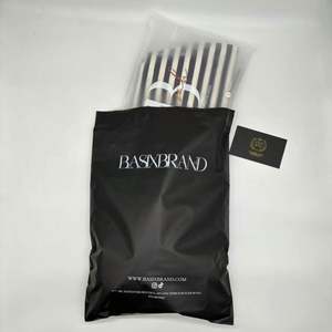 Custom Printed LOGO Matte Black Shipping <b>Bags</b> With Logo Plastic Mail Poly Ship <b>Mailers</b> Gift Package Mailing <b>Bags</b> for Clothes - Product Image 3