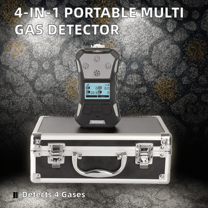 Détecteur de gaz 4 en 1 CH4 LEL CO H2S portable pour usage industriel et laboratoire Safegas SKY3000-WH Garantie 1 ou 2 ans - Product Image 2
