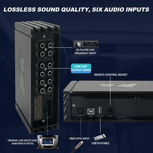 Zeming NK-N2Pro 1000W 1200W 1500W 1800W Autoversterker Volledige Frequentie 4 Kanaals Klasse AB Autoversterker - Product Image 6