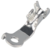 Borne de câble annulaire en laiton/cuivre Zhongzhi Automotive ST01026A-8-35, étamée brillante, 12V
