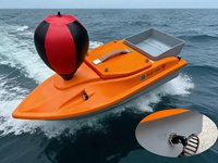 Bateau à appât télécommandé Yuerlang Chengfeng 12V 20000mah en plastique à double moteur avec GPS, capacité de charge de 6 kg, vitesse maximale de 8,0 mph, automatique