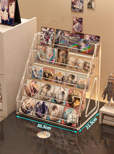 <span class=keywords><strong>2025</strong></span> New arrivals 5 tầng giao dịch hiển thị thẻ chủ rõ ràng nhựa Tabletop hiển thị giá giữ cho Pokemon Thẻ lưu trữ hộp - Product Image 5