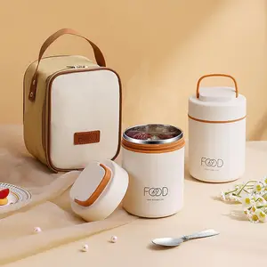 Thermos per zuppa in acciaio inossidabile 2023 di vendita caldo contenitore per scaldavivande contenitore per alimenti isolato boccette per alimenti caldi e freddi