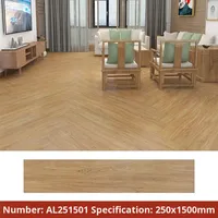 Guangdong 250x1500 Carreaux à grain de bois Carreaux de sol Carreaux de sol en bois massif pour restaurant Villa Salon Style pastoral Antidérapant