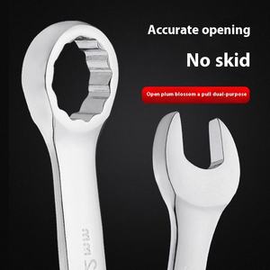 EXPLOIT Jeu de 12 clés à molette métriques en acier au chrome-vanadium de qualité industrielle argentée avec fonction à cliquet - Product Image 3