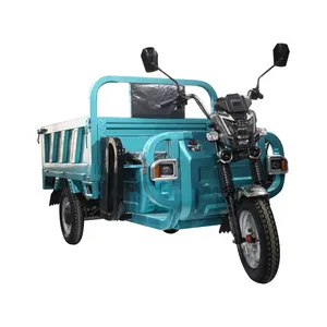 Capacidad de carga máxima 1200kg Camión de motocicleta eléctrica resistente Triciclo de 3 ruedas