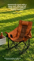 Fauteuil à bascule transfrontalier en tissu Oxford, chaise longue de camping pliable d'extérieur, avec dossier rembourré, multifonctionnel et portable