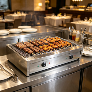 Nuevo Producto en Oferta, Parrilla Eléctrica para Barbacoa sin Humo, Material de Acero al Carbono, Diseño Portátil de Sobremesa, Temperatura Ajustable - Product Image 5