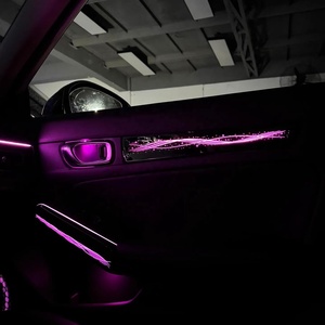 Éclairage d'ambiance SJC 256 couleurs pour <span class=keywords><strong>Honda</strong></span> <span class=keywords><strong>Civic</strong></span> 11ème génération <span class=keywords><strong>2022</strong></span>-2026, accessoire décoratif LED dynamique 12V - Product Image 3