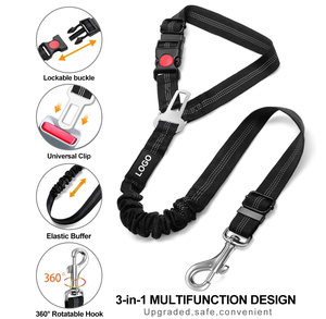 Ceintures de sécurité de voiture rétractables <span class=keywords><strong>pour</strong></span> chien, ceinture de sécurité réglable <span class=keywords><strong>pour</strong></span> animaux de compagnie <span class=keywords><strong>pour</strong></span> appui-tête de véhicule, ceinture de sécurité réglable <span class=keywords><strong>pour</strong></span> chien - Product Image 5