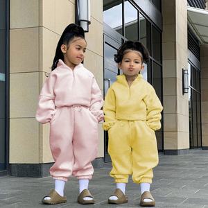 Winter Autumn Kids 2pcs Set Children <strong>Girls</strong> <strong>Outfits</strong> Hoodie Jogger Tracksuit <strong>Girls</strong> Clothing Sets - Product Image 2
