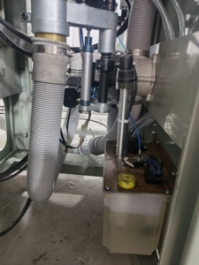 เครื่องถักถุงเท้าอัตโนมัติ Shaoxing สำหรับโรงงานผลิตที่มีส่วนประกอบหลัก3KW มอเตอร์พัดลมดูดและกระบอกสูบ - Product Image 4