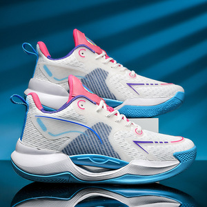 Chaussures de basket-ball pour hommes, femmes et jeunes, dessus en PU, semelle intermédiaire en EVA, semelle extérieure en caoutchouc, doublure en coton, pour toutes les saisons - Product Image 4