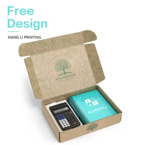 Caja de cartón de Color con impresión personalizada, envío de regalo, envío de ropa, embalaje de papel corrugado, fabricante