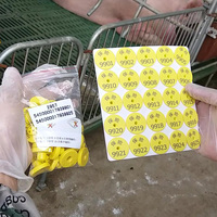 Tag Visual telinga ternak RFID Tag telinga ternak elektronik Tag sistem penomoran Tag telinga peternakan