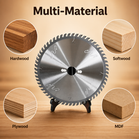 Lame de scie circulaire en carbure TCT ATB de précision OEM pour MDF, bois dur, contreplaqué, stratifié – Coupe ultra-lisse du bois