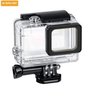 Boîtier étanche pour <span class=keywords><strong>GoPro</strong></span> Hero <span class=keywords><strong>7</strong></span> boîtier de protection de plongée sous-marine pour Go Pro <span class=keywords><strong>7</strong></span> Hero Sliver / White - Product Image 5