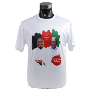 Wholesales Custom Printing 100% Polyester Blank T-Shirt NDC Political President Election Campaign Promotional T-Shirts