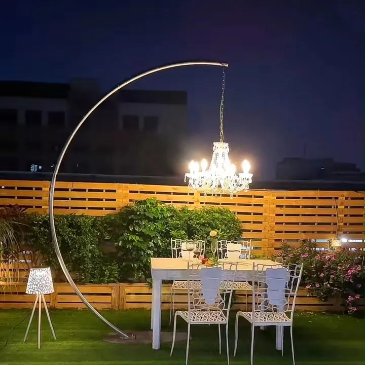 Luxe Bruiloft Rekwisieten Evenement Decor Licht Kristallen Kroonluchter Verstelbare Hanger Skyhook Koppeling