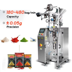 Semi-Automatic <b>Spices</b> Powder Filling Packing Machine for Food with Paper Pouch <b>Packaging</b> - Product Image 1