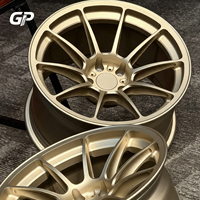 Jantes monobloc forgées 10 branches en alliage d'aluminium 6061 couleur or champagne 17-24 pouces pour BMW G20 Audi B9 Mercedes W206 5x112 ET personnalisé