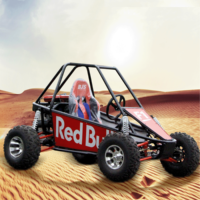 Kart de course à un siège 180CC, kart à pédales à quatre roues, buggy tout-terrain pour adultes
