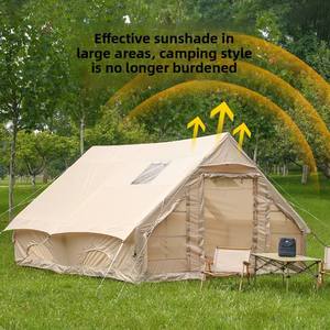 Inean nhiều người kích thước lớn bơm hơi gấp không khí ngoài trời không thấm nước Lều tuyết yurt lửa bông lĩnh vực glamping Disco - Product Image 6