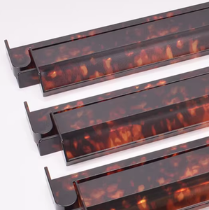 Tesnitech American Tortoise Shell Flame Grain Mahjong Racks and Pusher 2 en 1 Portátil Estándar para 4 Jugadores 4 Piezas TK - Product Image 5