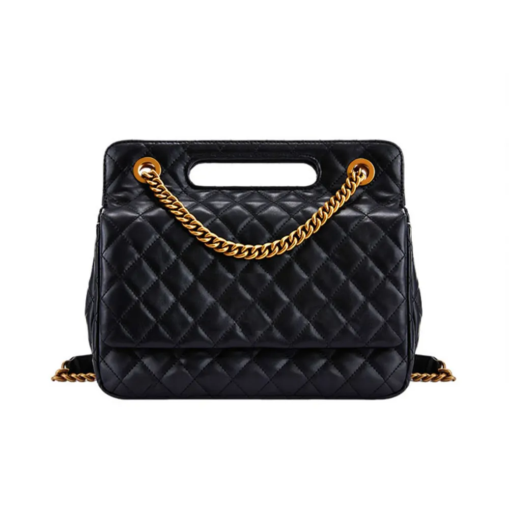 Großhandel anpassen schöne schwarze Leder handtaschen Mode benutzer definierte Logo Luxus Frauen Umhängetaschen mit schönen China