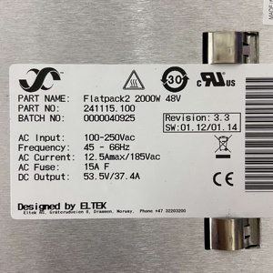 FLATPACK2 48/2000 241115.100 modulo raddrizzatore <span class=keywords><strong>Eltek</strong></span> 48V 2000W - Product Image 6