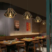 Lustre de style industriel rétro créatif unique pour restaurant comptoir de bar marmite commerciale plaque décorative lampes suspendues