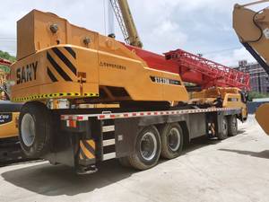 Grue de camion d'occasion en excellent état Grue télescopique Sany Crane STC750 à Shanghai - Product Image 2