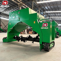 Retourneur de compost durable pour le traitement des déchets agricoles et des résidus de biogaz