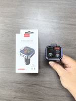 Chargeur de voiture rapide PD 3.0 de qualité allemande, nouveau lecteur sans fil auxiliaire pour carte TF, lumières colorées, transmetteur FM sans fil BT, chargeur de voiture