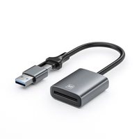 Lecteur de carte mobile externe en alliage d'aluminium modèle Xd-11/xd-1 pour carte XD Picture, interface USB 2.0, téléphone, tablette, ordinateur