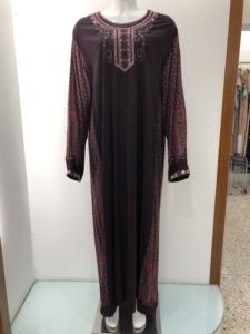 Ropa islámica señora árabe rayón manga larga <span class=keywords><strong>Maxi</strong></span> talla grande mamá vestidos de verano para mujeres musulmanas - Product Image 2