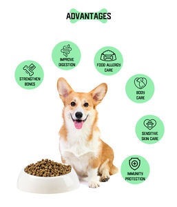 Comida seca para perros adultos de raza grande, croquetas extragrandes, controles de soporte para articulaciones, peso, previene la displasia de cadera, comida para perros - Product Image 4