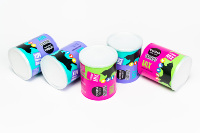 Papier hermétique personnalisé peut cylindrique couvercle pelable composite peut Alu doublure mélange tube de papier pour aliments pour animaux de compagnie